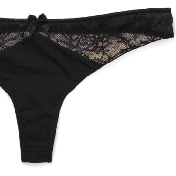 Nylon High Hip Thong Bikini Underwear Panty - Picture 1 of 10